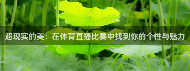超现实的美：在体育直播比赛中找到你的个性与魅力