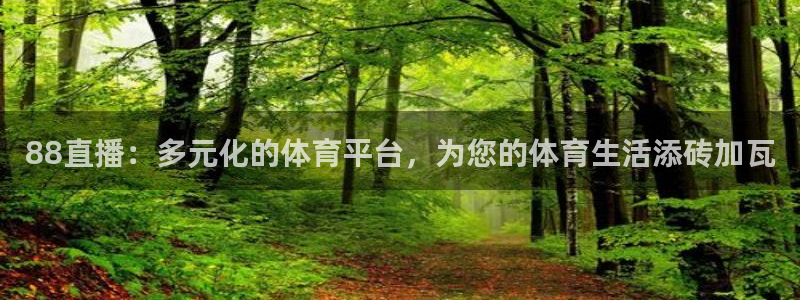 88直播：多元化的体育平台，为您的体育生活添砖加瓦